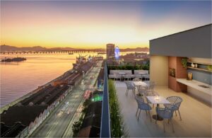 Farol da Guanabara vista Baía de Guanabara -Rooftop