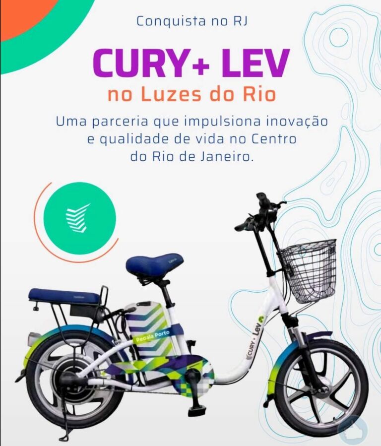 Bicicleta Elétrica - Luzes do Rio